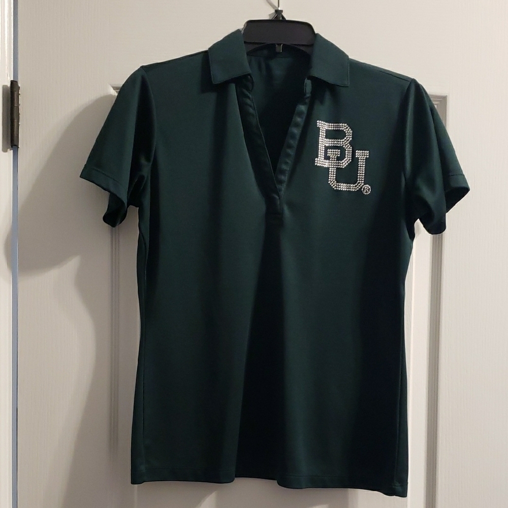 Women's Baylor Green Polo Shirt